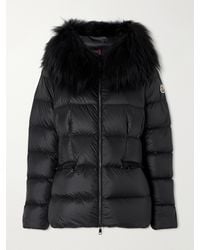 Moncler - Boed Shearling-Trimmed Hooded Quilted Shell Down Jacket - Lyst