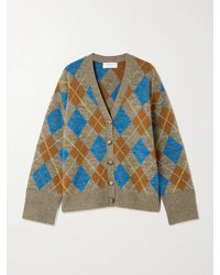 La Ligne - Hamish Argyle Wool And Cashmere-Blend Cardigan - Lyst