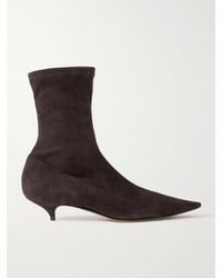 The Row - Bottines Effet Chaussette En Daim Liisa - Lyst