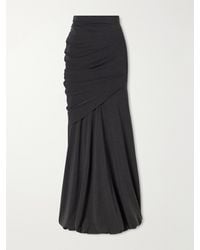 Cortana - Myia Crepe Maxi Skirt - Lyst
