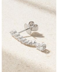 Anita Ko - Einzelner Ohrring Aus 18 Karat Weißgold Mit Diamanten - Lyst