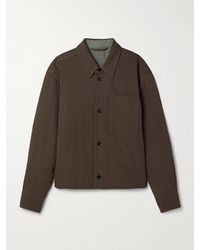 Lemaire - Oversized Padded Wool-Twill Jacket - Lyst