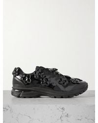 Asics - Cecilie Bahnsen Gel-Terrain Embellished Rubber-Trimmed Mesh Sneakers - Lyst