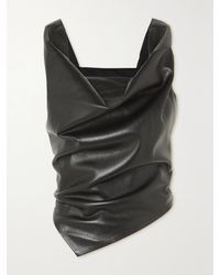 Nanushka - Petra Draped Okobor Top - Lyst