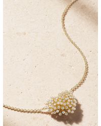 Sydney Evan - Burst Flower Heart 14-Karat Diamond Necklace - Lyst