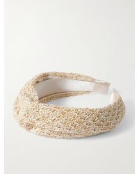Eugenia Kim - Trish Knotted Metallic Woven Headband - Lyst