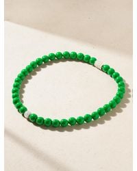 Lauren Rubinski - 14-Karat, Enamel And Diamond Necklace - Lyst