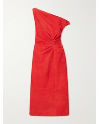 Proenza Schouler - Kaelin Suede Midi Dress - Lyst