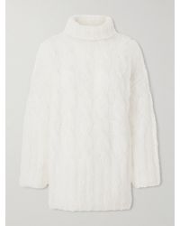 JOSEPH - Fortin Cable-Knit Mohair-Blend Sweater Turtleneck Sweater - Lyst