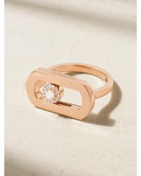 Messika - So Move 18-Karat Rose Diamond Ring - Lyst