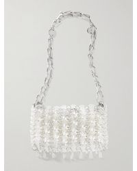 Rabanne - 1969 Schultertasche Aus Metallic-Mesh Mit Kristallen - Lyst