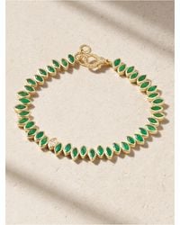 SHAY - Staggered 18-Karat, Emerald And Diamond Bracelet - Lyst