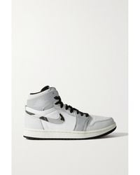 Nike - Air Jordan 1 Zoom Air Cmft 2 Leather High-Top Sneakers - Lyst
