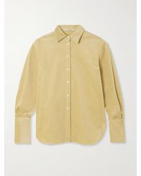 Another Tomorrow - Organic Cotton-Corduroy Shirt - Lyst