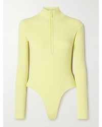 CORDOVA - Butte Ribbed Merino Wool-Blend Turtleneck Bodysuit - Lyst