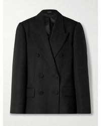 Acne Studios - Double-Breasted Wool-Twill Blazer - Lyst