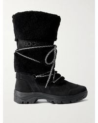 Bogner - Alta Badia 2 B Schneestiefel Aus Shearling Und Veloursleder - Lyst