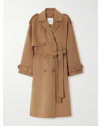 Anine Bing - Rickie Wool And Cashmere-Blend Trench Coat - Lyst