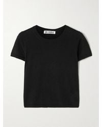ÉTERNE - Van Cropped Cashmere T-Shirt - Lyst