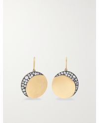 Fred Leighton - Collection 18-Karat Diamond Earrings - Lyst