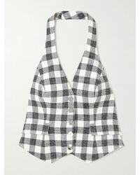 Cara Cara - Prescott Gingham Cotton-Blend Top - Lyst