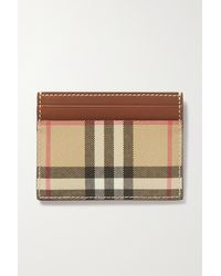 Burberry Sandon Vintage Check Card Case - Brown