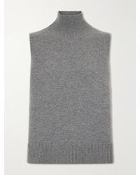 Brandon Maxwell - The Bruno Wool And Cashmere-Blend Turtleneck Tank - Lyst