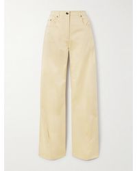 16Arlington - Armine Cotton-Blend Straight-Leg Pants - Lyst