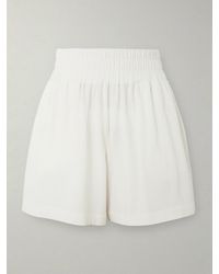 Eres - Mia Embroidered Modal-Blend Jersey Shorts - Lyst