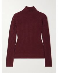 arch4 - Ariana Ribbed Cashmere Turtleneck Sweater - Lyst