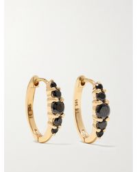Ileana Makri - Rivulet Medium 18-Karat Diamond Hoop Earrings - Lyst