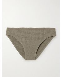 TOTEME - Shirred Recycled Bikini Briefs - Lyst