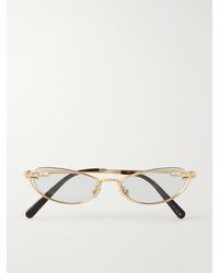 Dior - Petit Cd B1U Cat-Eye-Tone And Acetate Sunglasses - Lyst