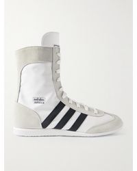 adidas Originals - Japan H Suede-Trimmed Canvas High-Top Sneakers - Lyst