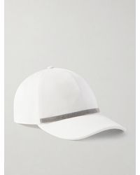 Brunello Cucinelli - Bead-Embellished Cotton-Blennd Twill Baseball Cap - Lyst