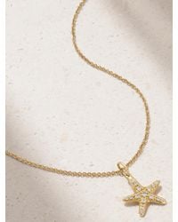 Sydney Evan - Starfish 14-Karat Diamond Necklace - Lyst