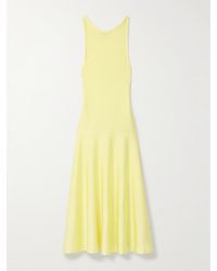 KHAITE - Hencil Knitted Midi Dress - Lyst
