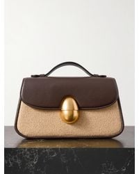 Neous - Phoenix Leather And Raffia Tote - Lyst