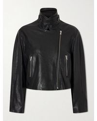Nour Hammour - Varda Full-Grain Leather Jacket - Lyst