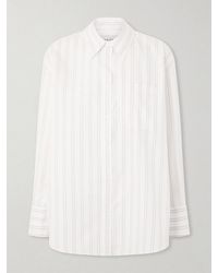 Twp - Big Joe Striped Cotton-Poplin Shirt - Lyst