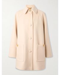 Valentino Garavani - Embellished Wool Coat - Lyst