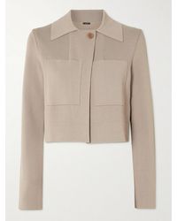 JOSEPH - Milano Cropped Stretch-Knit Jacket - Lyst