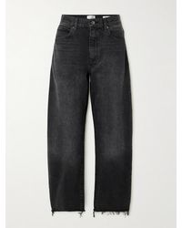 FRAME - Jean Barrel Raccourci Taille Haute Effilé The Bubble - Lyst