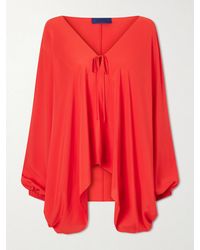 Sharon Wauchob - Cul Silk-Satin Jacket - Lyst