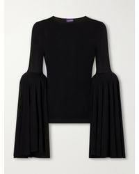 Jean Paul Gaultier - Gathered Jersey Blouse - Lyst