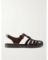 Gucci - Fisherman Embellished Rubber Sandals - Lyst