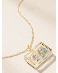 Yvonne Léon - Aquarium 9-Karat Multi-Stone Necklace - Lyst