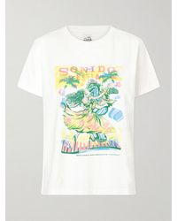 Donde Esteban - Sonido Bestial Printed Cotton-Jersey T-Shirt - Lyst