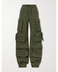 The Attico - Cotton Tapered Cargo Pants - Lyst