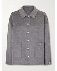 Anine Bing - Luca Wool And Cashmere-Blend Jacket - Lyst